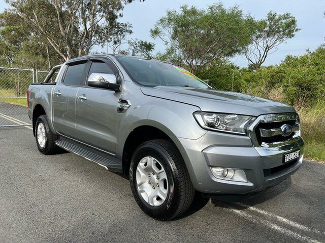 Used Ford Ranger PX XLT Double Cab 4x2 Hi-Rider Yallah, 2015 Ford Ranger PX XLT Double Cab 4x2 Hi-Rider Grey 6 Speed Sports Automatic Utility