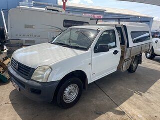 2003 Holden Rodeo RA DX White 5 Speed Manual Cab Chassis.