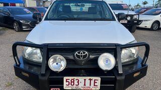 2005 Toyota Hilux TGN16R Workmate White 5 Speed Manual Dual Cab Pick-up.