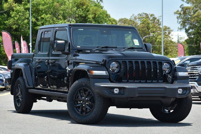 Demo Jeep Gladiator JT MY22 Night Eagle Pick-up Aspley, 2022 Jeep Gladiator JT MY22 Night Eagle Pick-up Black 8 Speed Automatic Utility