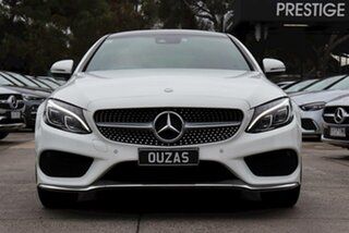 2017 Mercedes-Benz C-Class C205 807+057MY C200 9G-Tronic White 9 Speed Sports Automatic Coupe