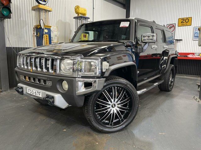 Used Hummer H3 Luxury McGraths Hill, 2007 Hummer H3 Luxury Black 4 Speed Automatic Wagon