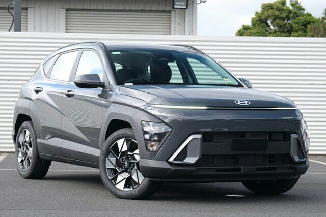 New Hyundai Kona SX2.V1 MY24 2WD Penrith, 2024 Hyundai Kona SX2.V1 MY24 2WD Ecotronic Grey 1 Speed Constant Variable Wagon