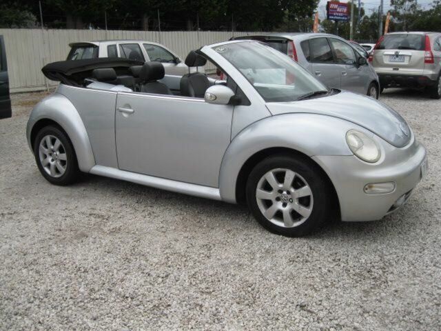 Used Volkswagen Beetle 1Y MY2003 Seaford, 2004 Volkswagen Beetle 1Y MY2003 Silver 5 Speed Manual Cabriolet
