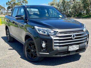 2023 Ssangyong Musso Q250 MY23 Ultimate Crew Cab Black 6 Speed Sports Automatic Utility.