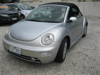 2004 Volkswagen Beetle 1Y MY2003 Silver 5 Speed Manual Cabriolet