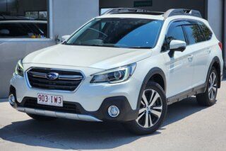2018 Subaru Outback B6A MY19 2.5i CVT AWD Premium White 7 Speed Constant Variable Wagon.