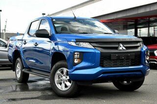 2023 Mitsubishi Triton MR MY23 GLX+ Double Cab Impulse Blue 6 Speed Sports Automatic Utility.