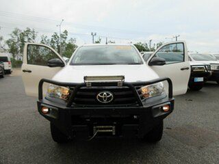 2019 Toyota Hilux GUN125R WORKMATE Extended White 6 Speed Sports Automatic Cab Chassis.