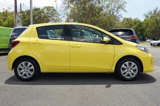 2016 Toyota Yaris NCP130R Ascent Yellow 4 Speed Automatic Hatchback