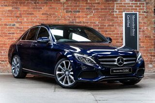 2017 Mercedes-Benz C-Class W205 807+057MY C250 9G-Tronic Cavansite Blue 9 Speed Sports Automatic.