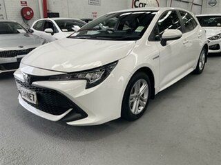 2021 Toyota Corolla ZWE211R Ascent Sport Hybrid White Continuous Variable Hatchback.