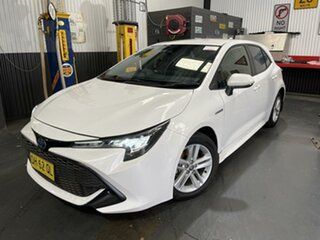 2020 Toyota Corolla ZWE211R Ascent Sport Hybrid White Continuous Variable Hatchback