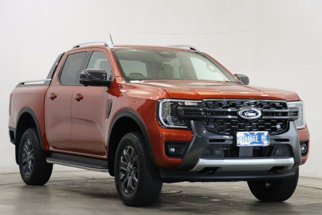 Used Ford Ranger PY 2022MY Wildtrak Victoria Park, 2022 Ford Ranger PY 2022MY Wildtrak Sedona Orange 10 Speed Sports Automatic Double Cab Pick Up