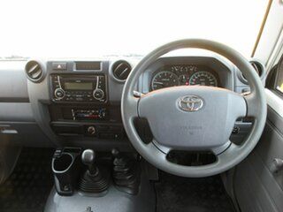 2017 Toyota Landcruiser VDJ79R Workmate White 5 Speed Manual Dual Cab