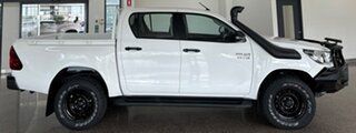 2018 Toyota Hilux GUN136R SR Double Cab 4x2 Hi-Rider White 6 Speed Sports Automatic Utility.