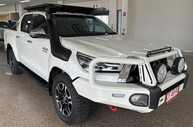 Used Toyota Hilux GUN126R SR5 Double Cab Winnellie, 2021 Toyota Hilux GUN126R SR5 Double Cab White 6 Speed Sports Automatic Cab Chassis