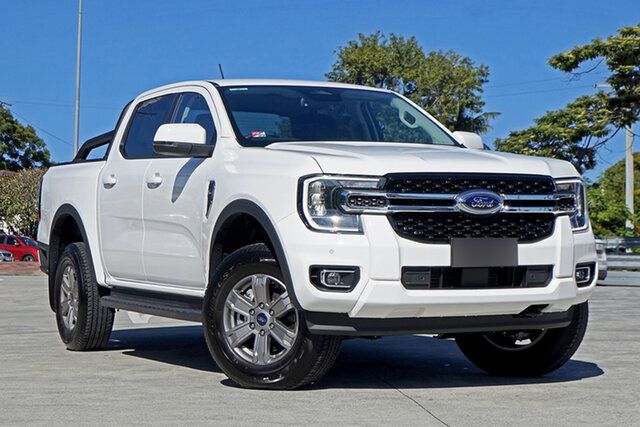 Used Ford Ranger PY 2023.50MY XLT Springwood, 2023 Ford Ranger PY 2023.50MY XLT Arctic White 10 Speed Sports Automatic Double Cab Pick Up