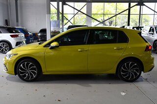 2021 Volkswagen Golf 8 MY21 110TSI Life Pomello Yellow 8 Speed Sports Automatic Hatchback.