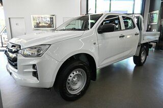 2023 Isuzu D-MAX RG MY23 SX Crew Cab White 6 Speed Sports Automatic Cab Chassis