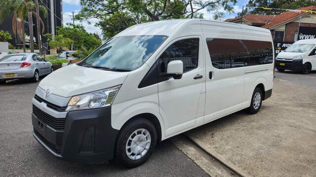 Used Toyota HiAce GDH322R Commuter (12 Seats) Homebush, 2019 Toyota HiAce GDH322R Commuter (12 Seats) White 6 Speed Automatic Bus