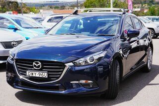 2018 Mazda 3 BN5238 SP25 SKYACTIV-Drive Blue 6 Speed Sports Automatic Sedan.