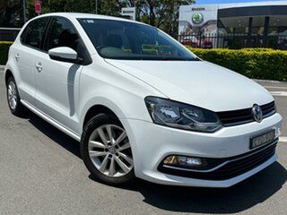 2015 Volkswagen Polo 6R MY15 81TSI DSG Comfortline White 7 Speed Sports Automatic Dual Clutch.