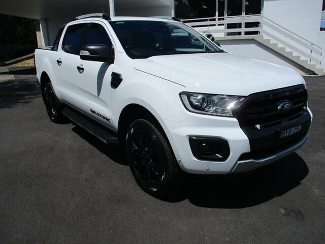 Used Ford Ranger PX MkIII 2019.00MY Wildtrak Moss Vale, 2018 Ford Ranger PX MkIII 2019.00MY Wildtrak White 10 Speed Sports Automatic Utility