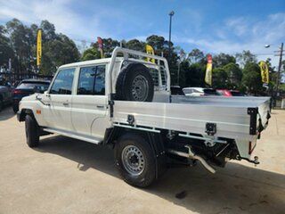 2023 Toyota Landcruiser Workmate White Manual Dual Cab Chassis