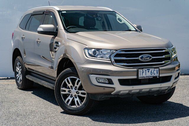 Pre-Owned Ford Everest UA II 2020.25MY Trend Keysborough, 2019 Ford Everest UA II 2020.25MY Trend Silver 10 Speed Sports Automatic SUV