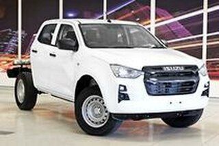 2023 Isuzu D-MAX RG MY23 SX Crew Cab 4x2 High Ride White 6 Speed Sports Automatic Cab Chassis