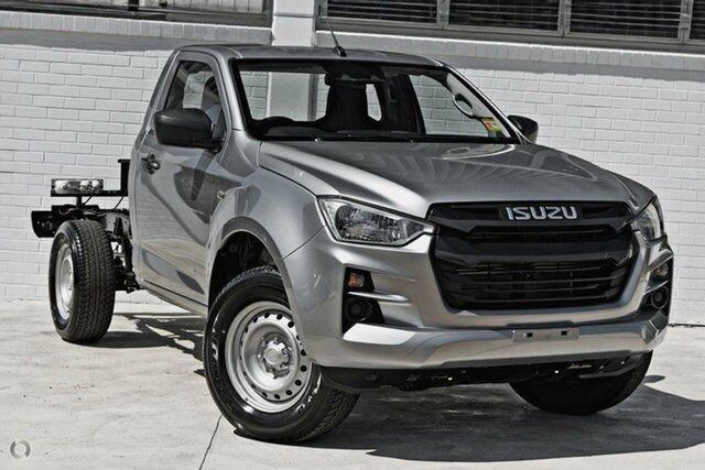 New Isuzu D-MAX RG MY23 SX 4x2 High Ride Christies Beach, 2023 Isuzu D-MAX RG MY23 SX 4x2 High Ride Silver 6 Speed Sports Automatic Cab Chassis