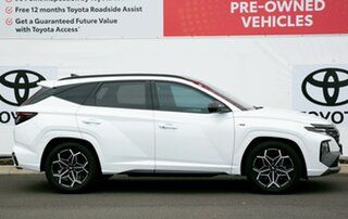 2022 Hyundai Tucson NX4.V2 MY23 Highlander AWD N Line White 8 Speed Sports Automatic Wagon