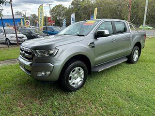 2017 Ford Ranger PX MkII 2018.00MY XLT Double Cab Silver 6 Speed Manual Utility.