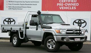 2022 Toyota Landcruiser 70 Series VDJ79R GXL Silver Pearl 5 Speed Manual Cab Chassis