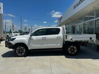 2023 Toyota Hilux GUN126R SR5 Double Cab White 6 Speed Sports Automatic Cab Chassis