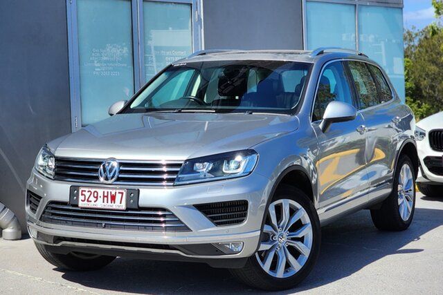 Used Volkswagen Touareg 7P MY17 V6 TDI Tiptronic 4MOTION Albion, 2017 Volkswagen Touareg 7P MY17 V6 TDI Tiptronic 4MOTION Silver 8 Speed Sports Automatic Wagon