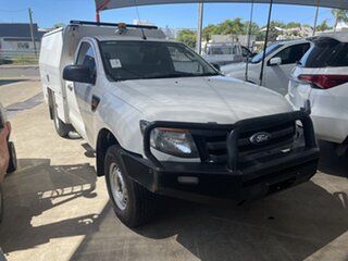 2015 Ford Ranger PX XL 3.2 (4x4) White 6 Speed Automatic Cab Chassis