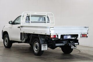 2021 Toyota Hilux GUN125R Workmate White 6 Speed Manual Cab Chassis.
