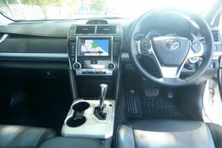 2013 Toyota Camry AVV50R Hybrid HL White 1 Speed Constant Variable Sedan Hybrid