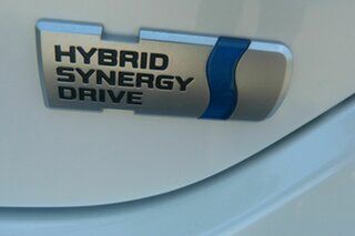 2013 Toyota Camry AVV50R Hybrid HL White 1 Speed Constant Variable Sedan Hybrid