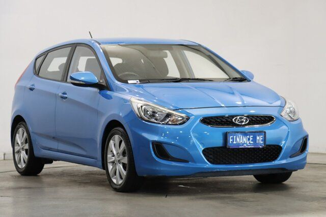Used Hyundai Accent RB6 MY18 Sport Victoria Park, 2018 Hyundai Accent RB6 MY18 Sport Blue 6 Speed Sports Automatic Hatchback