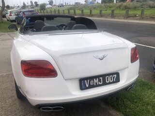 2014 Bentley Continental 3W MY15 GTC V8 S White 8 Speed Automatic Sequential Convertible