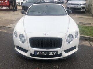 2014 Bentley Continental 3W MY15 GTC V8 S White 8 Speed Automatic Sequential Convertible