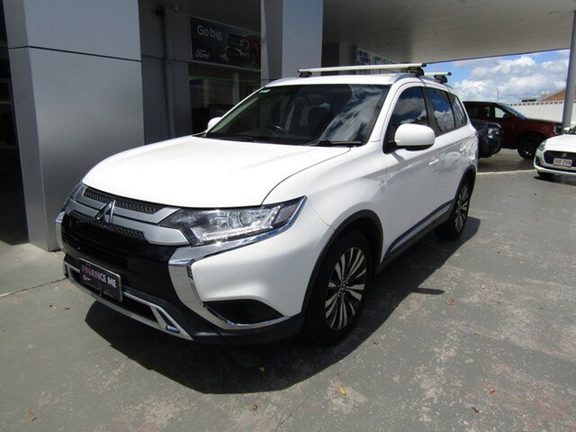 Used Mitsubishi Outlander ZL MY19 ES 7 Seat (2WD) Bundaberg, 2019 Mitsubishi Outlander ZL MY19 ES 7 Seat (2WD) White Continuous Variable Wagon