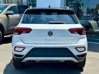 2023 Volkswagen T-ROC D11 MY23 110TSI Style Pure White/Black Roof 8 Speed Sports Automatic Wagon