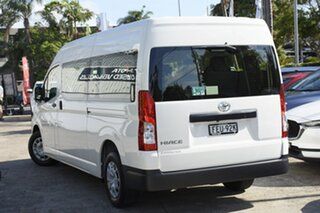 2023 Toyota HiAce GDH322R Commuter High Roof Super LWB French Vanilla 6 Speed Automatic Bus.