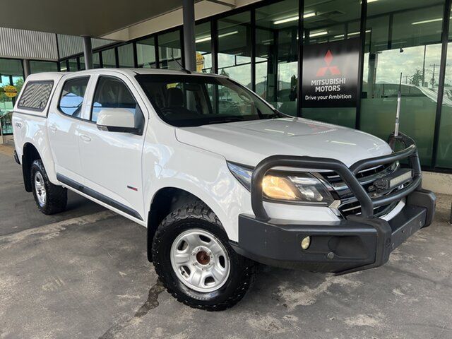 Used Holden Colorado RG MY18 LS Pickup Crew Cab Cairns, 2017 Holden Colorado RG MY18 LS Pickup Crew Cab White 6 Speed Sports Automatic Utility