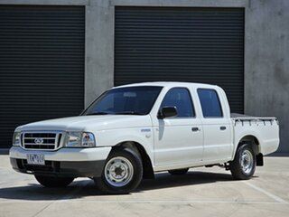 2005 Ford Courier PH (Upgrade) GL Crew Cab 4x2 White 4 Speed Automatic Utility.