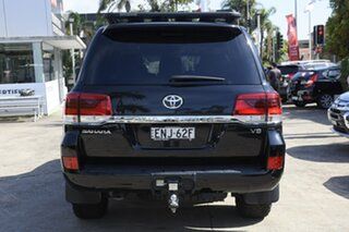 2016 Toyota Landcruiser VDJ200R MY16 Sahara (4x4) Eclipse Black 6 Speed Automatic Wagon